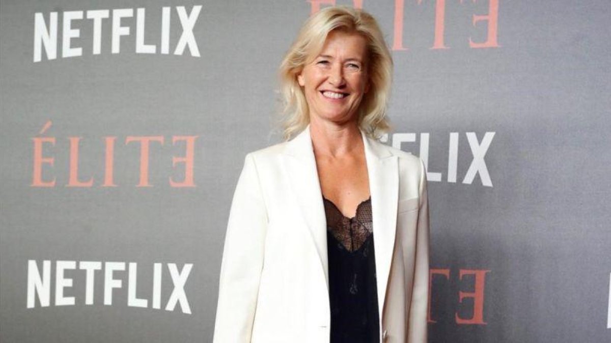 Ana Duato, en el estreno de la serie de Netflix Élite.-EFE / JUANJO MARTÍN