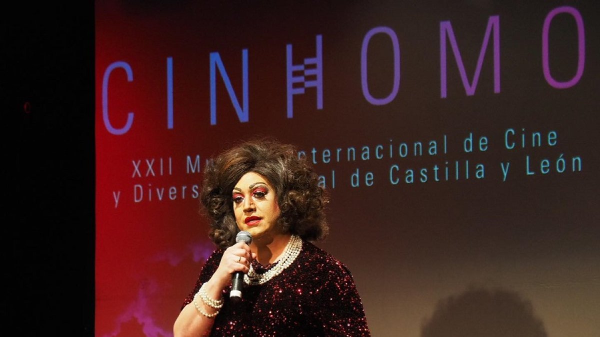Lady Veneno, en la gala de clausura. | CINHOMO