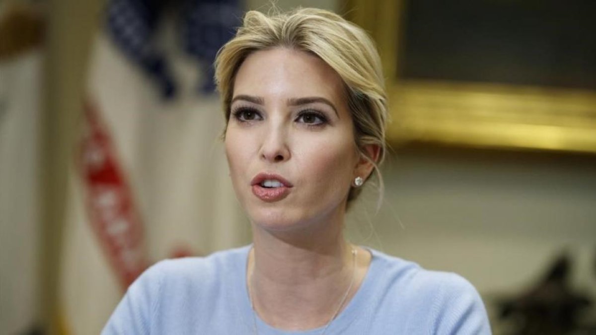 Ivanka Trump en una reunión celebrada en la Casa Blanca la pasada semana.-EVAN VUCCI