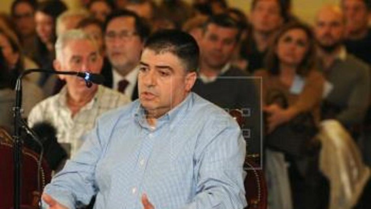 Julio Mozo, controlador de la O.R.A. durante su declaración hoy.-EFE / J. Casares (POOL)