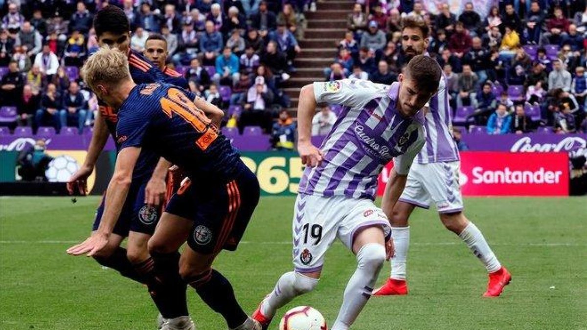 Imagen del partido Valladolid-Valencia del 18 de mayo del 2019-R. GARCIA (EFE)