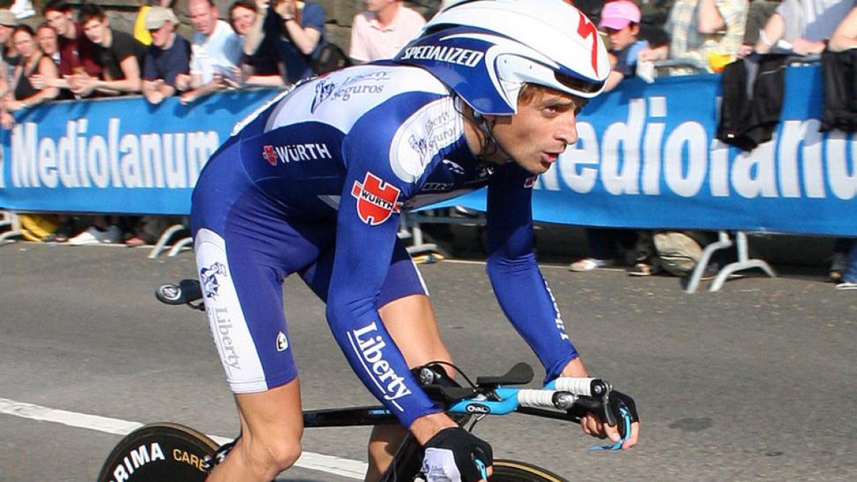 Michele Scarponi, en una imagen del 2006.-
