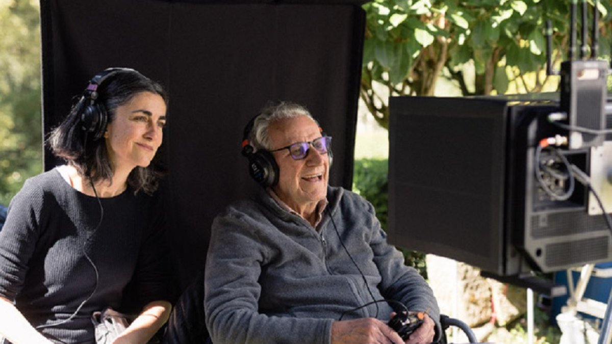 Jaime Chávarri durante el rodaje
