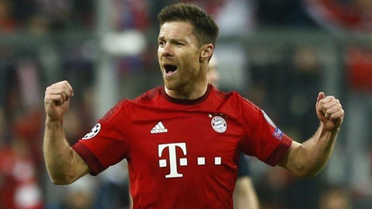 Xabi Alonso celebrando un gol.-AP / MATTHIAS SHRADER
