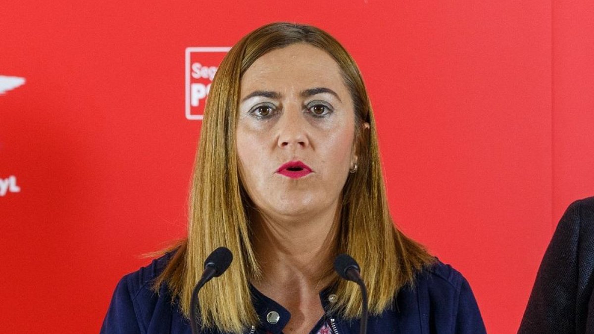 La vicesecretaria general del PSCyL, Virginia Barcones.-ICAL