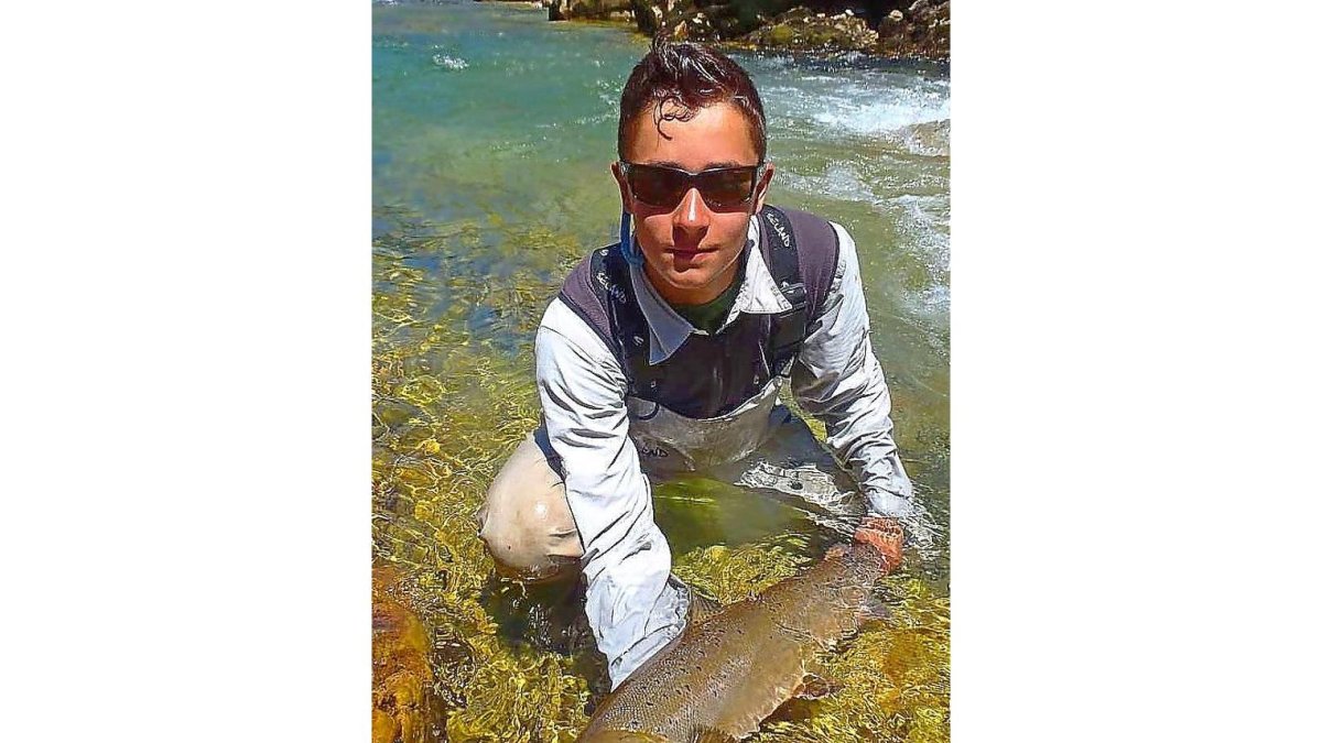 El abulense Sergio Heredero participará con España en el Mundial de salmónidos de Polonia.-L. FUENTE