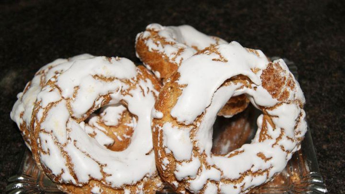 Rosquillas típicas de la fiesta.-M.I.