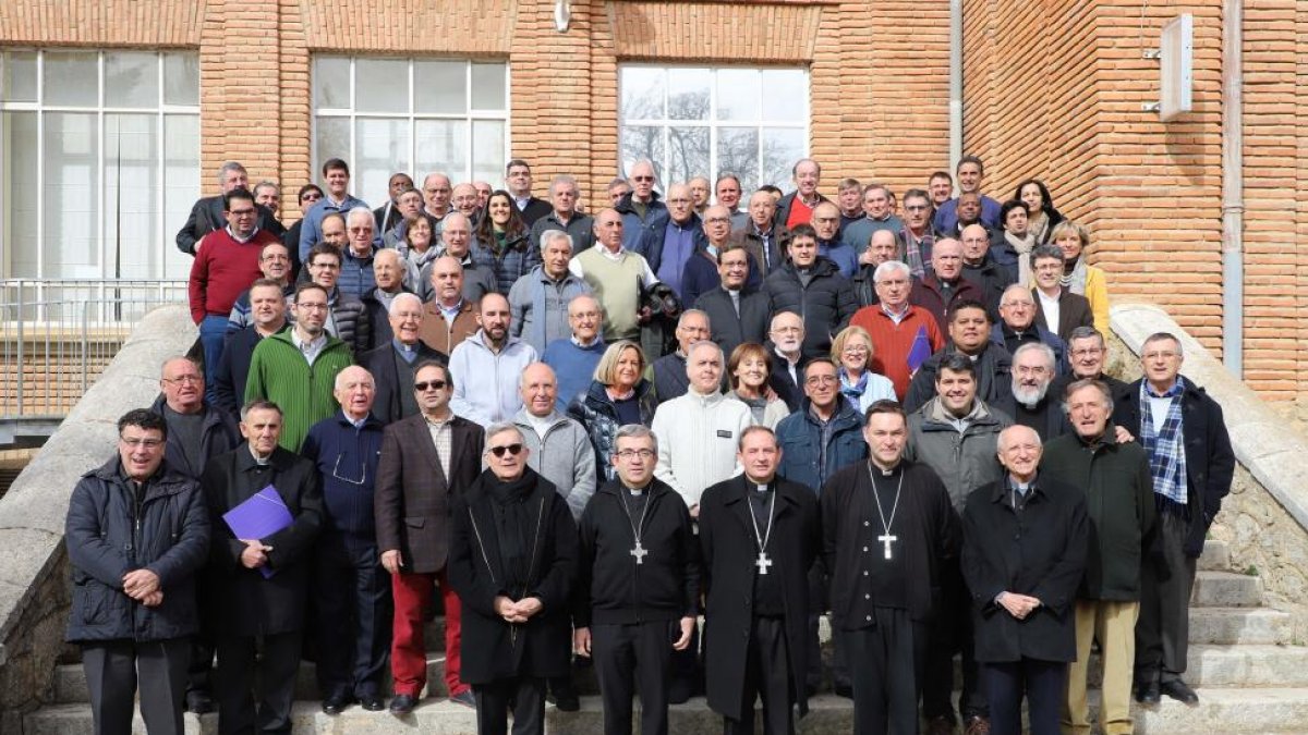 Villagarcía de Campos acoge el XXXVII Encuentro de obispos, vicarios y arciprestes de la denominada Iglesia en Castilla, conformada por nueve de las once diócesis de Castilla y León.-ICAL