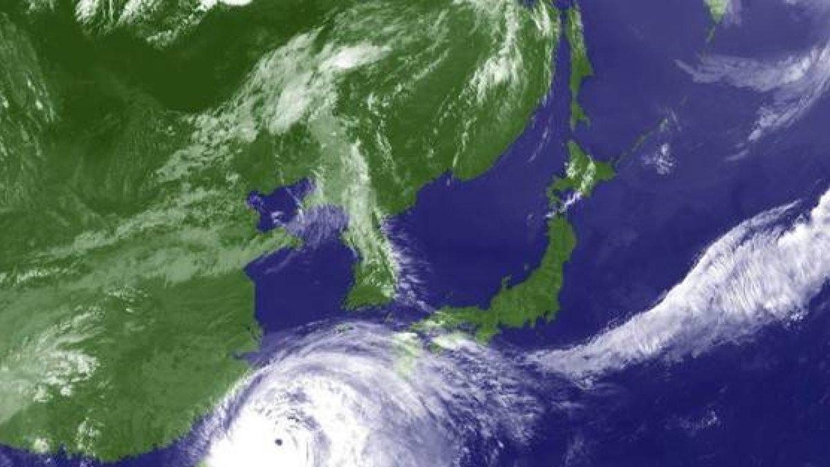 El tifón 'Chan-Hom'.-Foto: JAPANESE METEOROLOGICAL AGENCY / / EFE