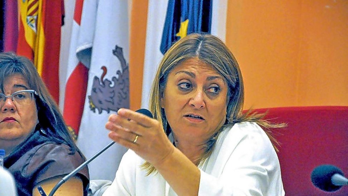 La alcaldesa de Medina, Teresa López.-SANTIAGO G. DEL CAMPO