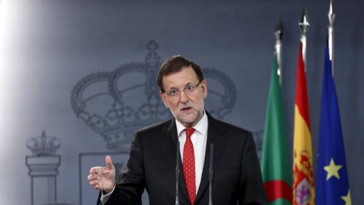 Mariano Rajoy, este martes en conferencia de prensa en la Moncloa.-Foto: REUTERS