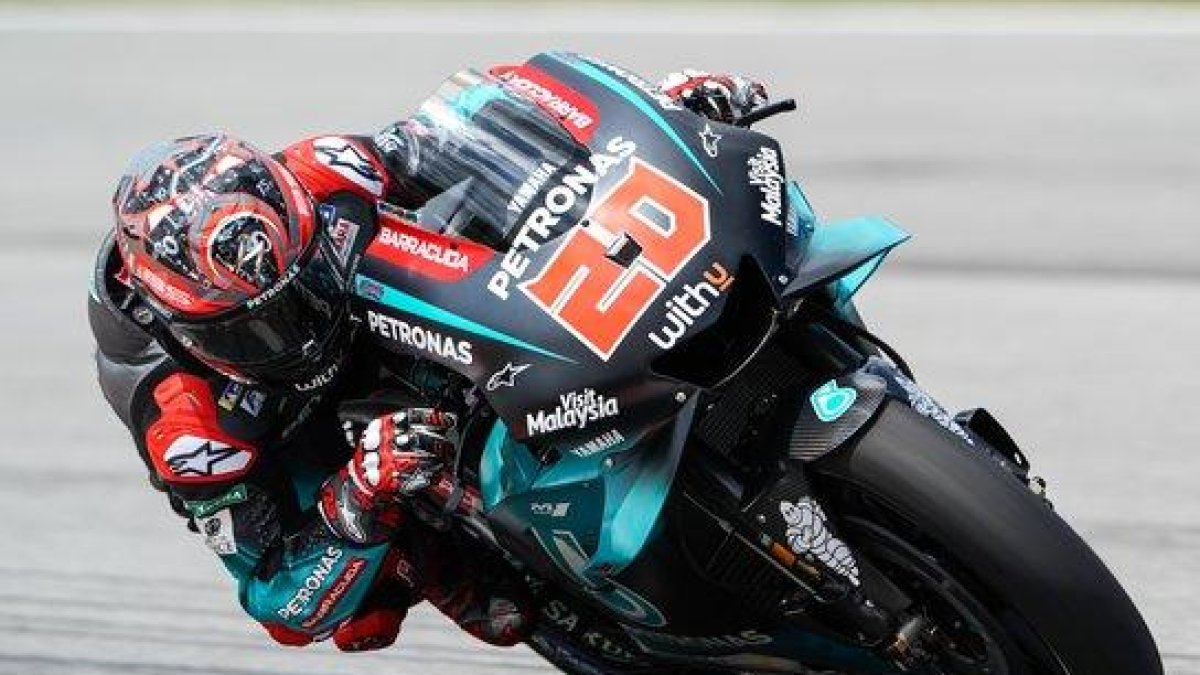 Quartararo, en acción. Quartararo, en acción.-ALEJANDRO CERESUELA