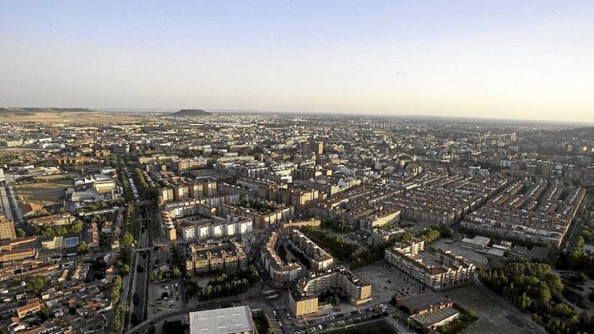 Vista aérea del barrio de Rondilla.-PABLO REQUEJO