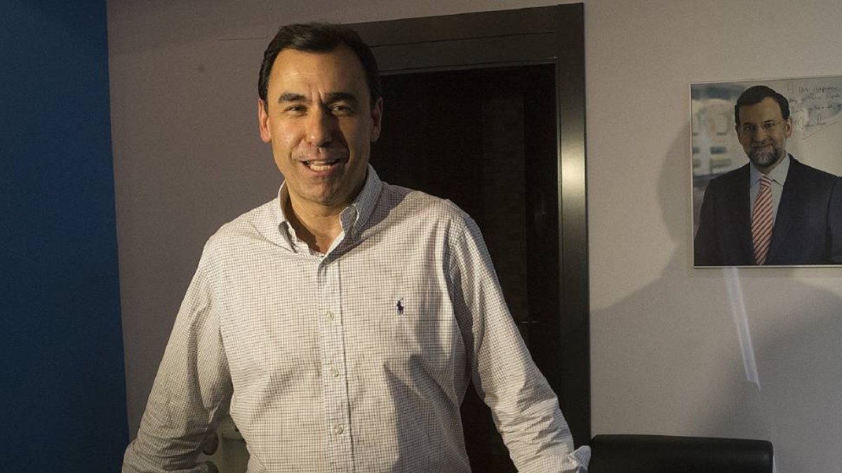 Fernando Martínez Maillo en la rueda de prensa de este jueves tras conocer su nombramiento.-ICAL
