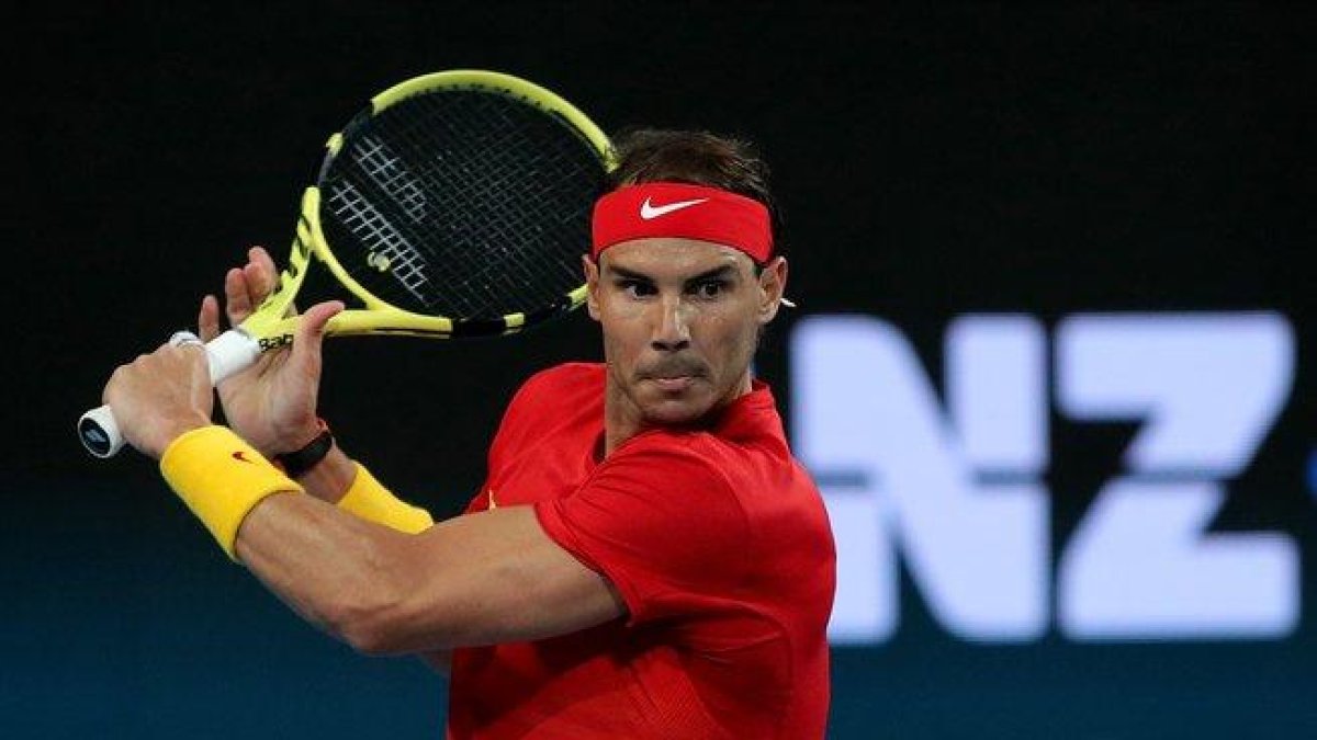 Rafa Nadal, en el ATP Cup.-EUROPA PRESS