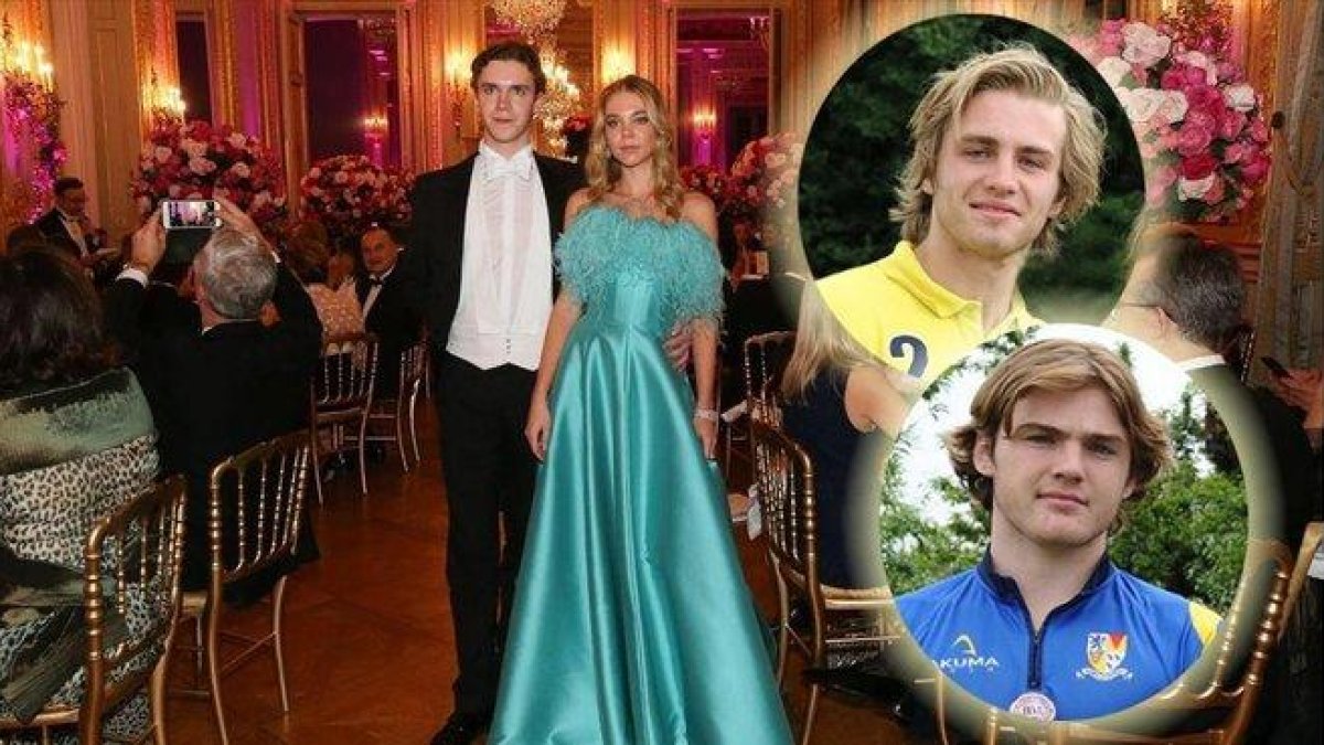 Victoria y Cristina Iglesias. En la imagen sobrepuesta, los dos condes argentinos.-