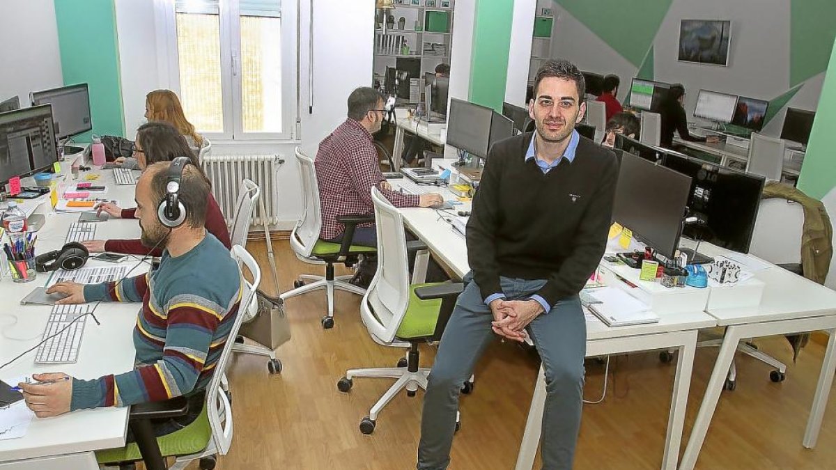 Eduardo Delgado, director general de la empresa palentina Roams.-MANUEL BRÁGIMO