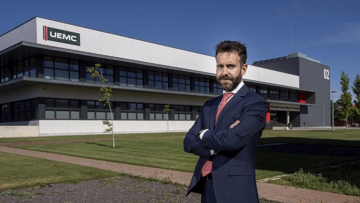 El nuevo rector de la UEMC, David García López. - UEMC - Archivo