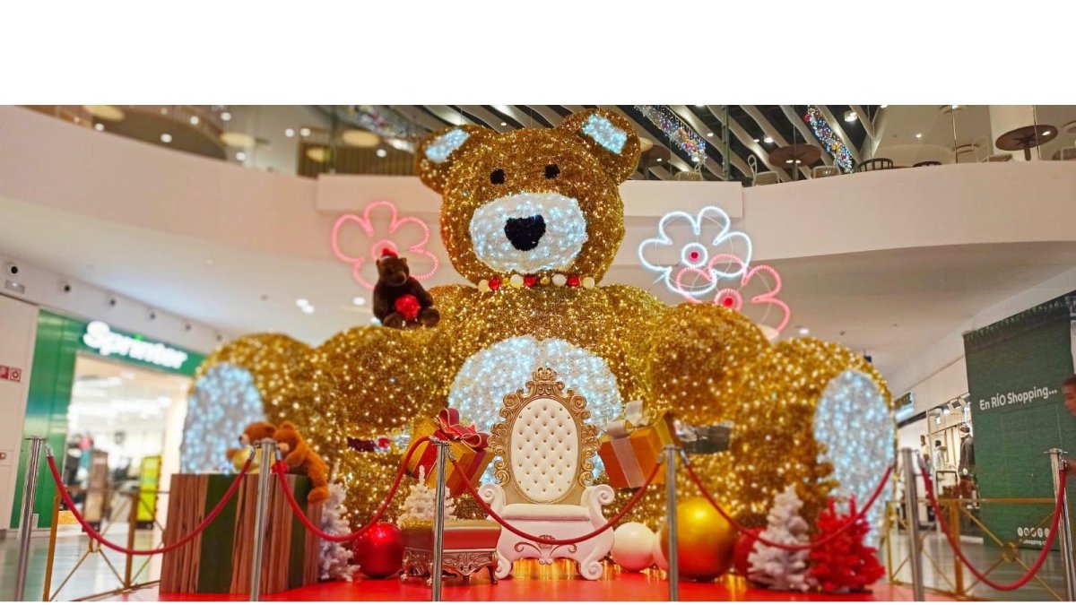 Nuevas novedades navideñas en las instalaciones de Río Shopping. -E.M