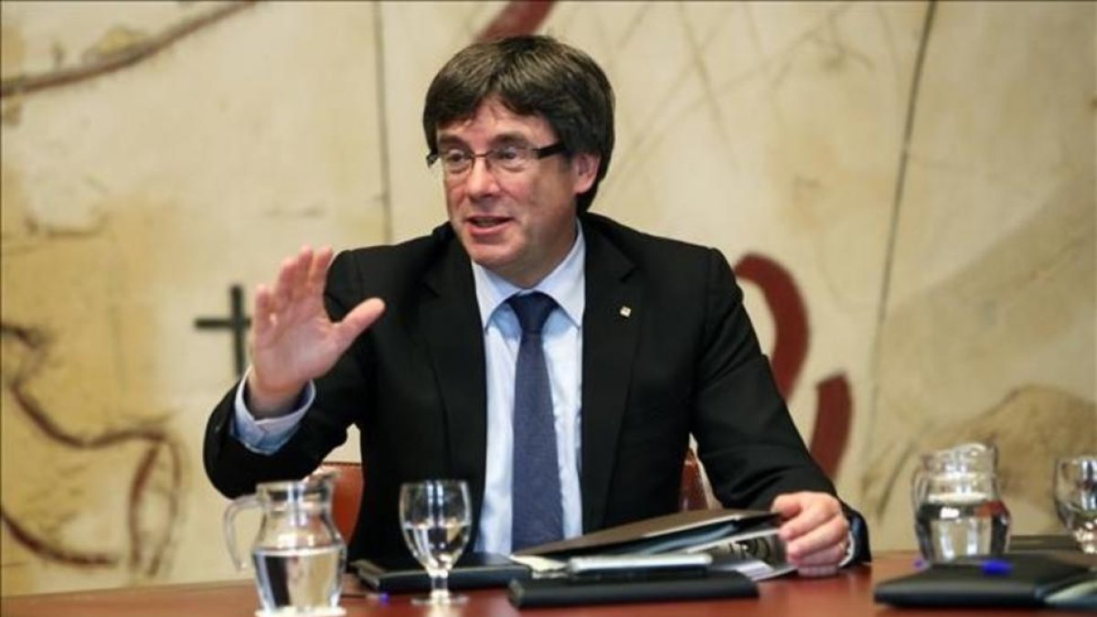 El president de la Generalitat, Carles Puigdemont-RICARD CUGAT