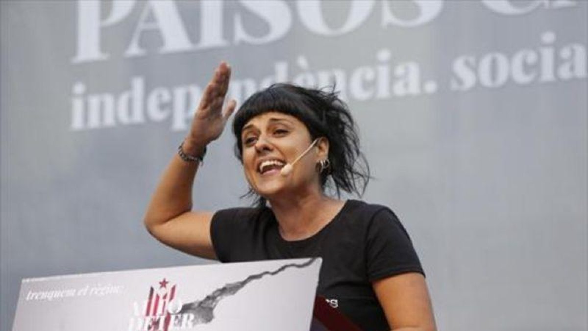 Anna Gabriel, exdiputada de la CUP.-ÁLVARO MONGE