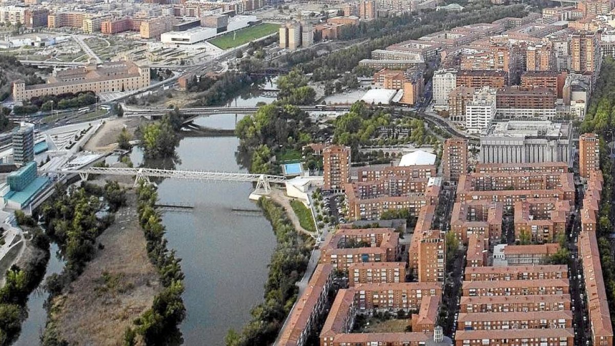 Vista aérea del barrio del Cuatro de Marzo-El Mundo