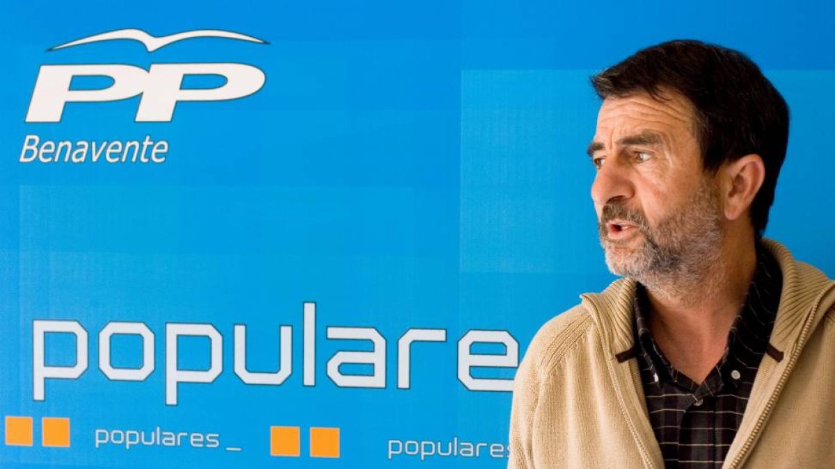 Saturnino Mañanes, candidato del PP a la Alcaldía de Benavente (Zamora)-Ical