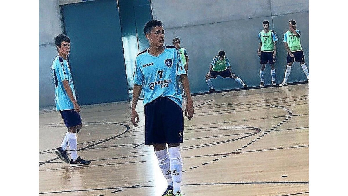 Iñaki Bayón, durante un partido del Valladolid Tierno galván.-D.V.