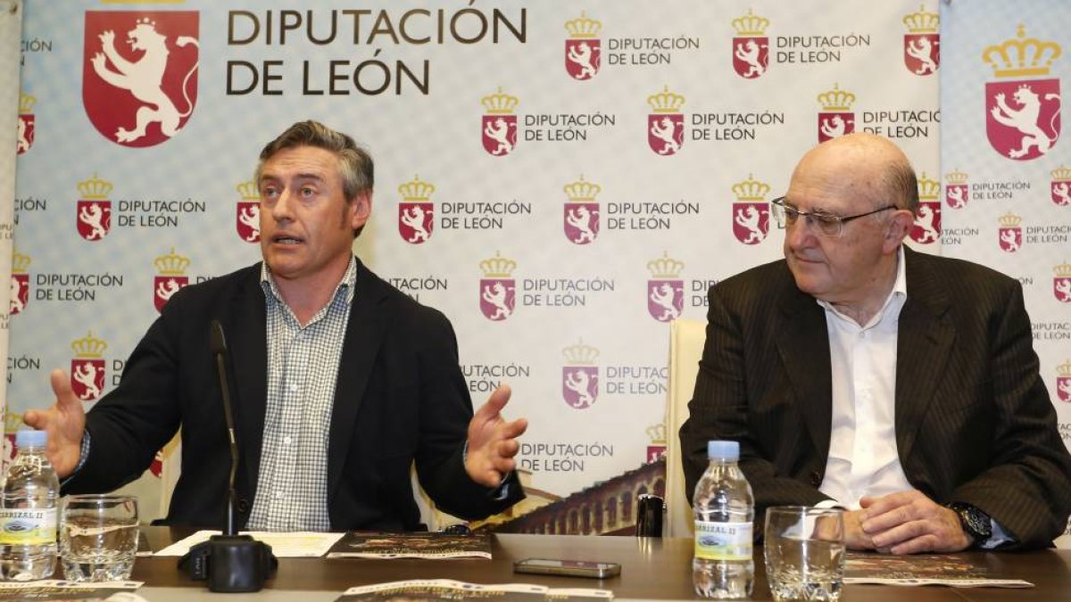 El diputado de Desarrollo Económico, Miguel Ángel González, presenta la campaña 'Productos de León en Bilbao'-Ical