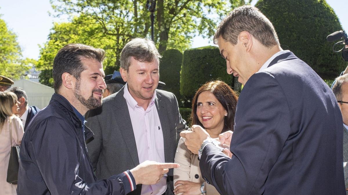 Luis Tudanca, Javier Lacalle, Esther Peña y Ángel Ibáñez.-ICAL