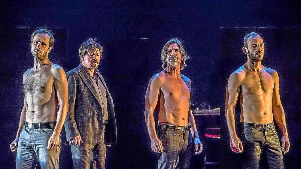 Una imagen de los actores de Alquibla Teatro en ‘Macbeth’.-EL MUNDO