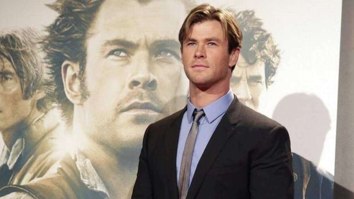 Chris Hemsworth, el jueves por la noche, en Madrid.-EFE / JAVIER LIZÓN