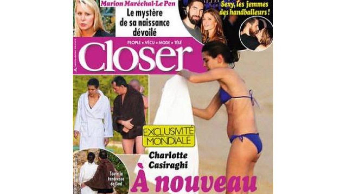 Carlota Casiraghi en la portada de la revista Closer.-Foto: CLOSER MAGAZINE