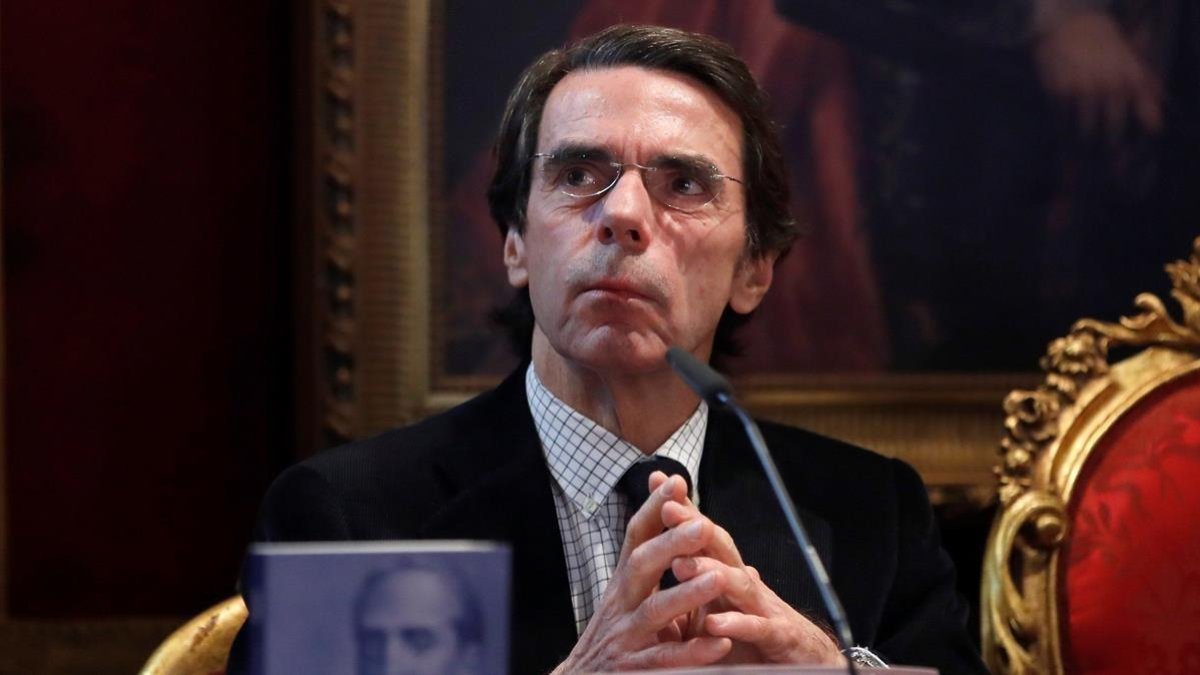 El expresidente del Gobierno y presidente de FAES, José María Aznar.-JUANJO MARTIN (EFE)