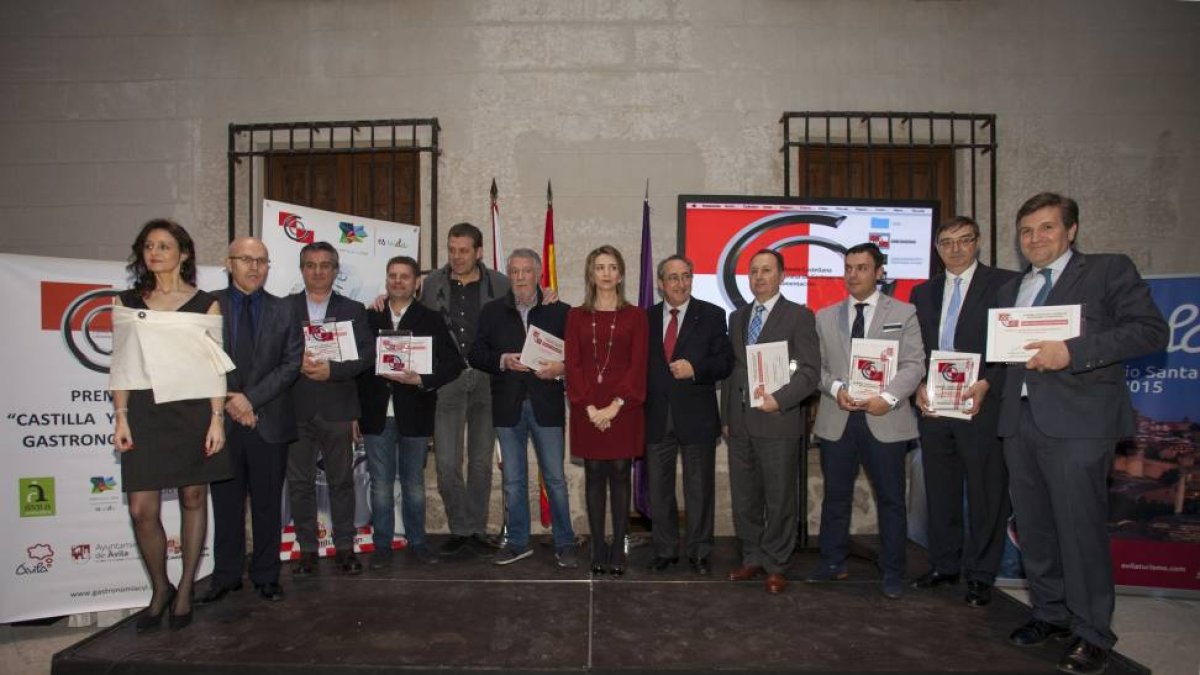 La consejera de Cultura y Turismo, Alicia García, asiste en Ávila a la entrega de los premios de la Academia Castellana y Leonesa de Gastronomía y Alimentación 2014-Ical