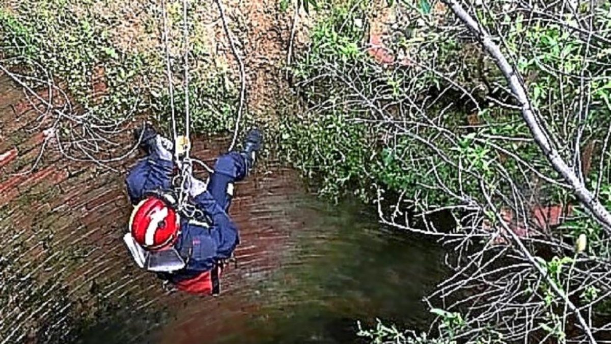 Momento del rescate.-E. M.