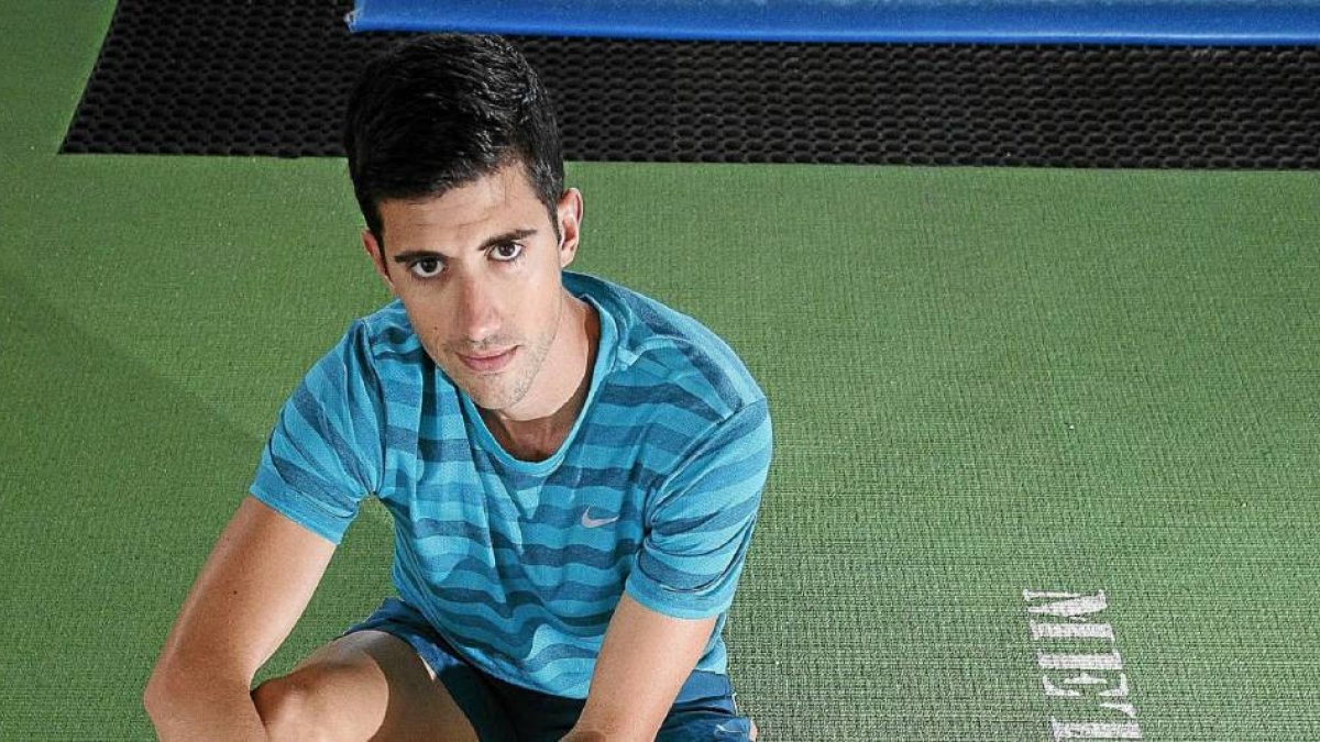 Álvaro Rodríguez, en las instalaciones de Río Esgueva.-Pablo Requejo
