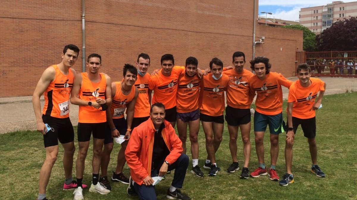 Atletas del club en una prueba anterior. / E.M.