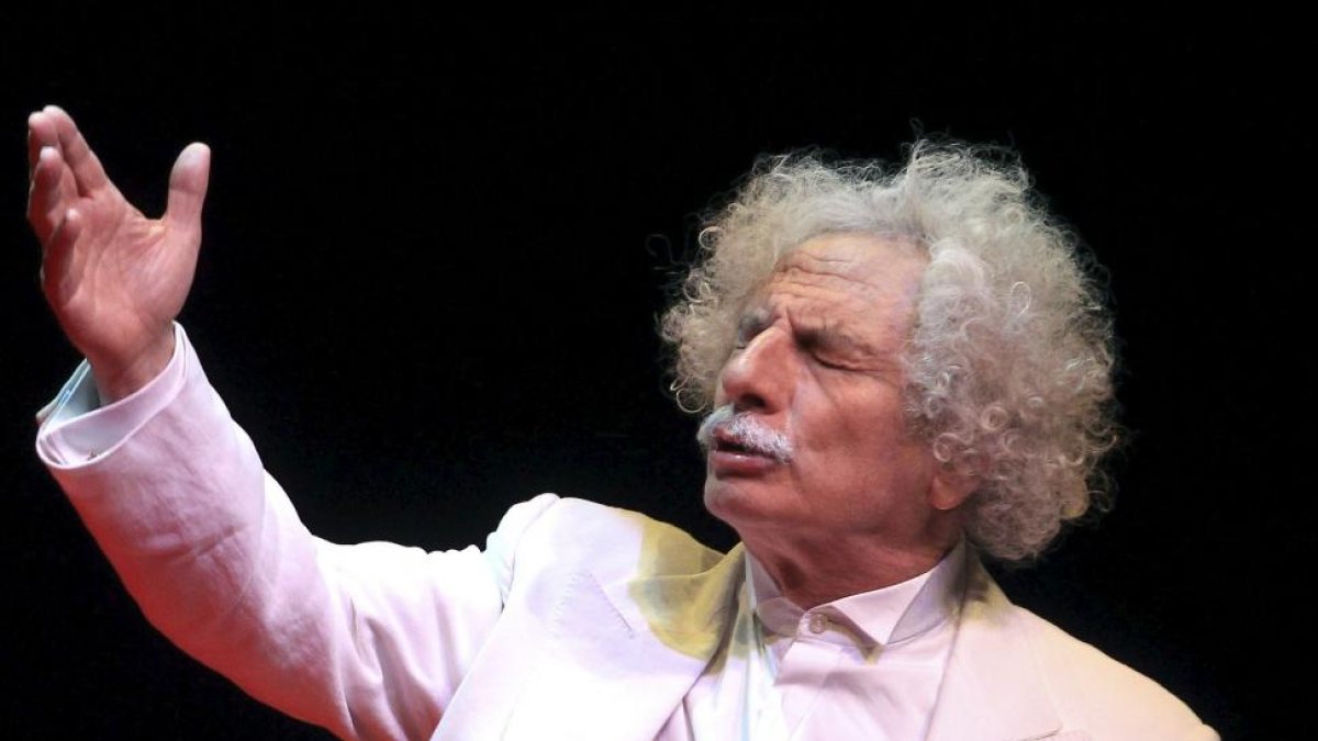 Rafael Álvarez ‘El Brujo’ en una escena de ‘El asno de oro’.-El Mundo
