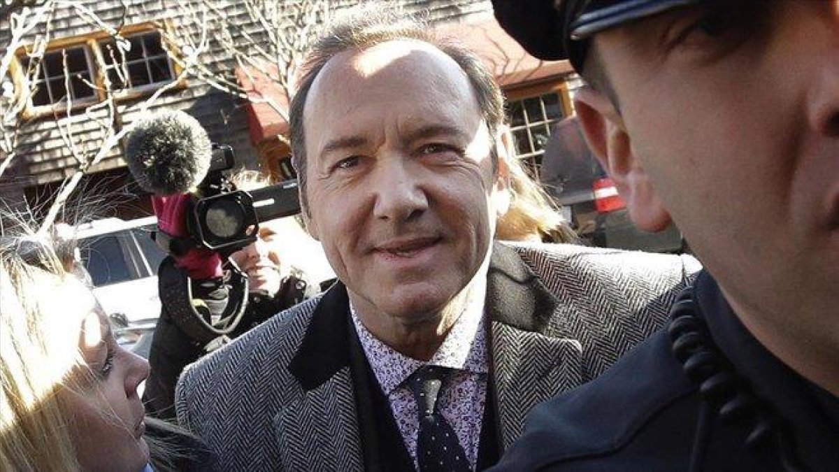 Kevin Spacey, el pasado 17 de julio.-AP / STEVEN SENNE