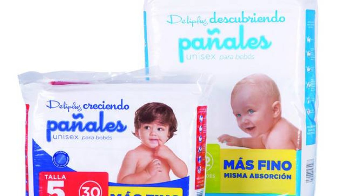 Pañales de marca Deliplus de Mercadona.-MERCADONA