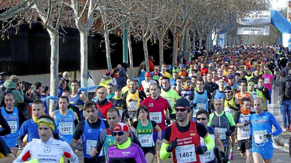 Primeros metros de la carrera Don Bosco-2016-J. M. LOSTAU