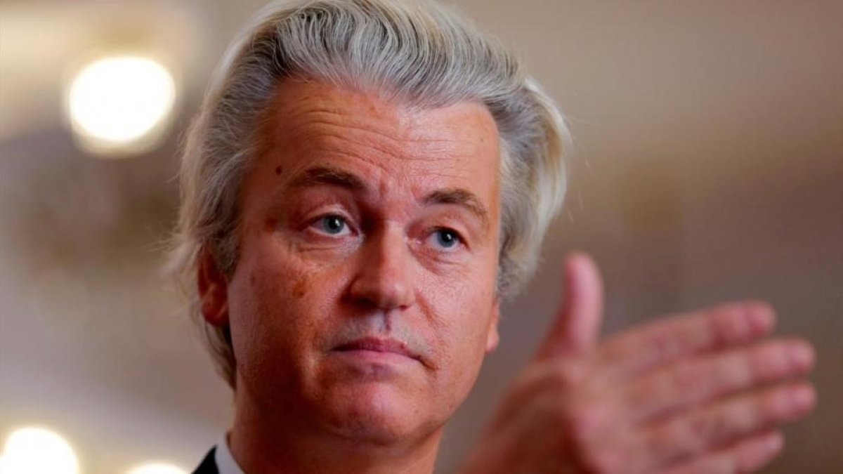 El ultra holandés Geert Wilders.-REUTERS / LASZLO BALOGH