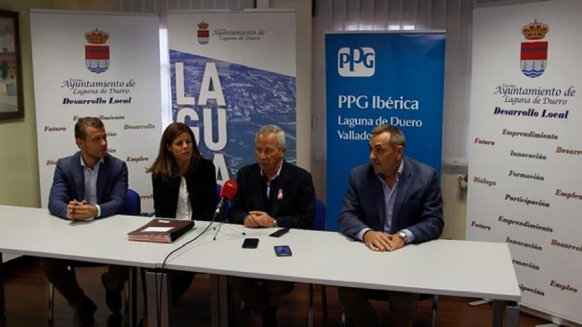 La empresa PPG Ibérica S.A durante el convenio.-EUROPA PRESS