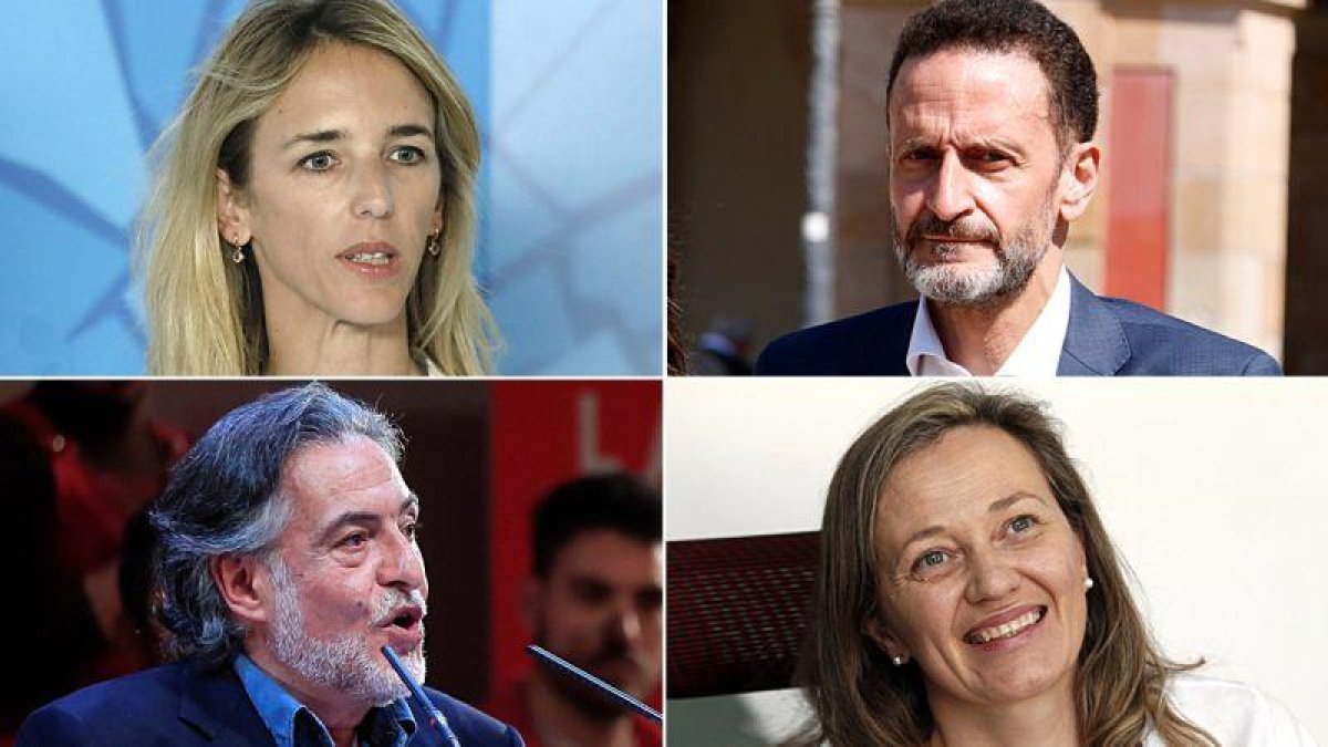 De izquierda a derecha y de arriba abajo, los candidatos Cayetana Álvarez de Toledo, Edmundo Bal, Pepu Hernández y Victoria Rosell.-