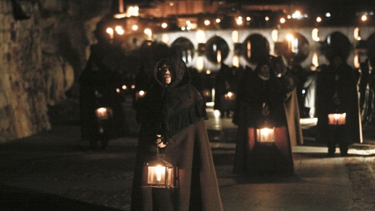 Desfile procesional de la Hermandad de Penitencia o de