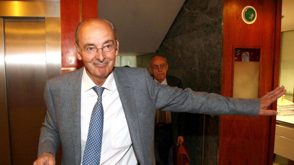Luis Alberto Samaniego, presta declaración ante la titular del Juzgado de Instrucción número 4 de la ciudad.-ICAL