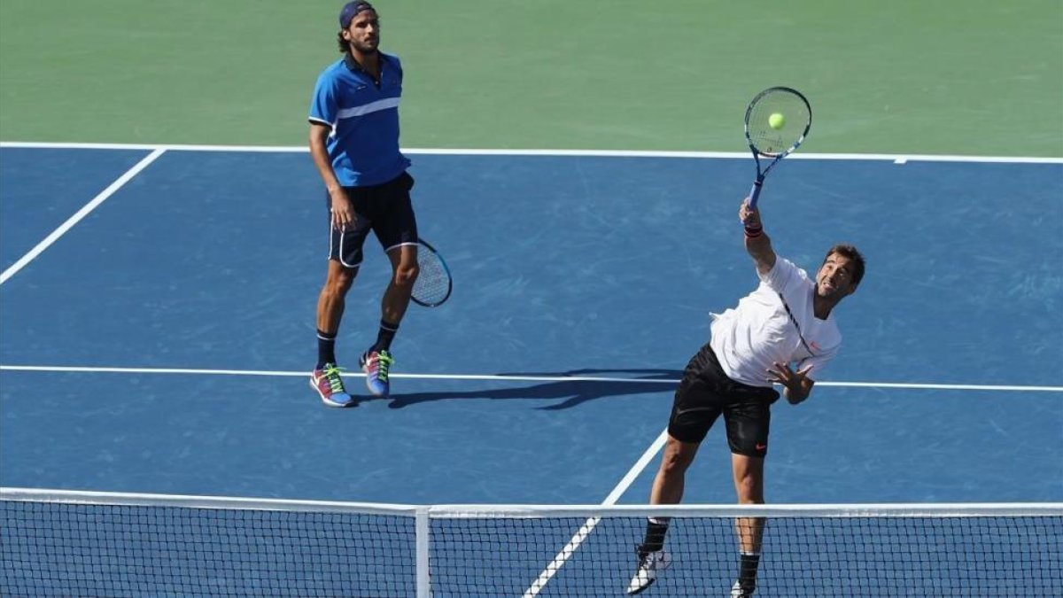 Feliciano López y Marc López, en el Abierto de EEUU-EL PERIÓDICO