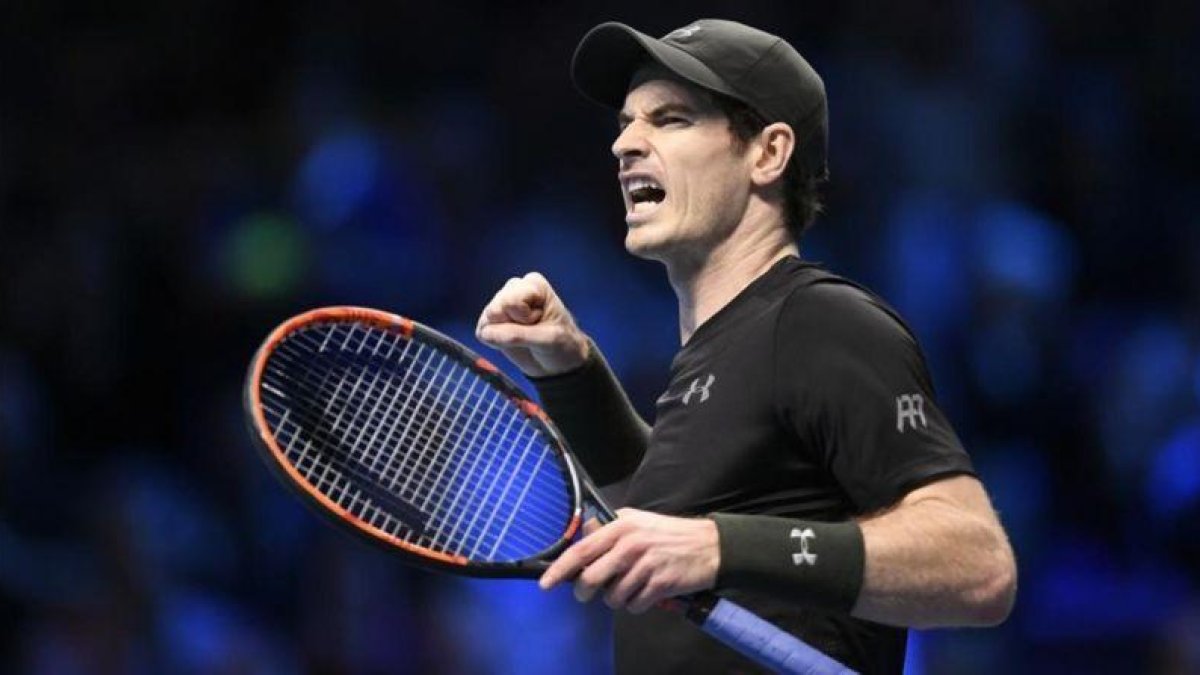 Andy Murray gesticula con rabia durante el partido contra Nishikori.-REUTERS / TONY O'BRIEN