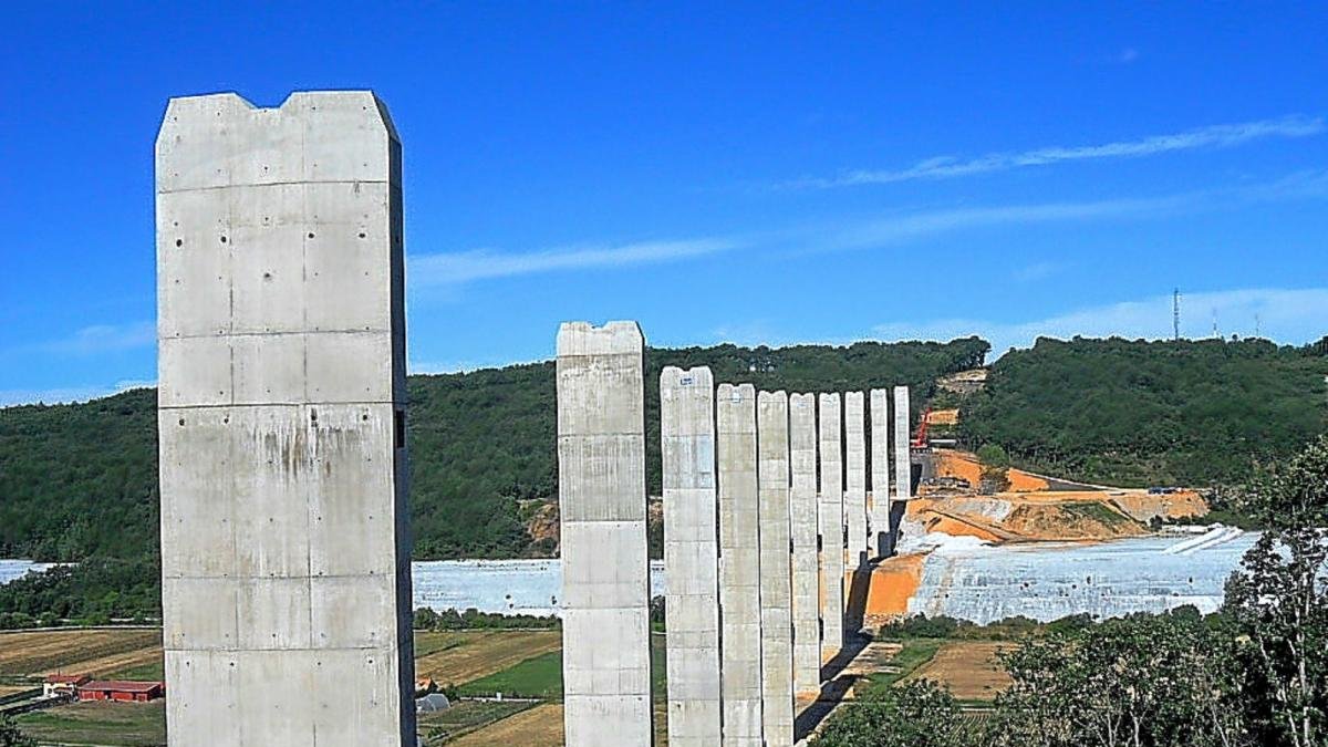 Variante de Guardo en la época en la que se adjudicó la dirección facultativa.-I. Á.